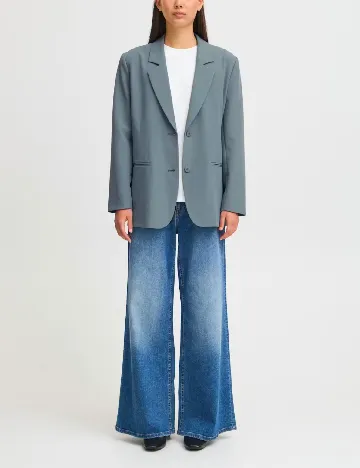 Sacou Ichi, albastru