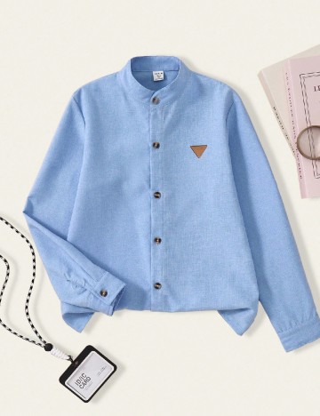 Camasa Shein Kids, albastru