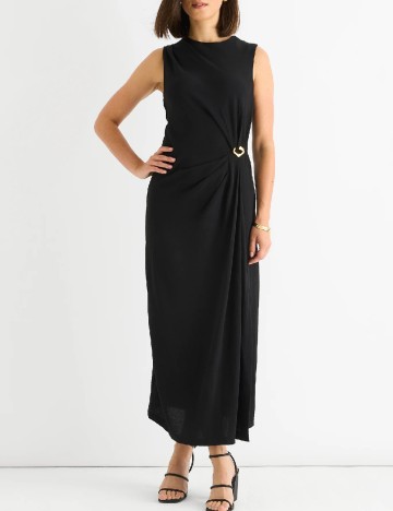 Rochie lunga Gini London, negru