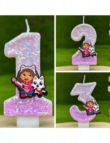 Lumanare cifra 7 SHEIN, mix culori