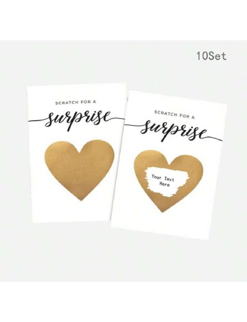 Set cartonase razuibile 10 bucati SHEIN, alb