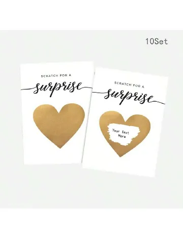 Set cartonase razuibile 10 bucati SHEIN, alb