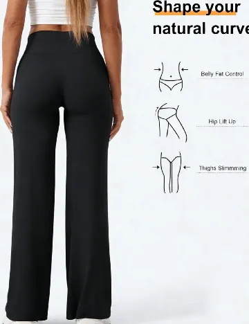 Pantaloni SHEIN, negru