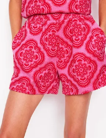 Pantaloni scurti Boden, roz/rosu