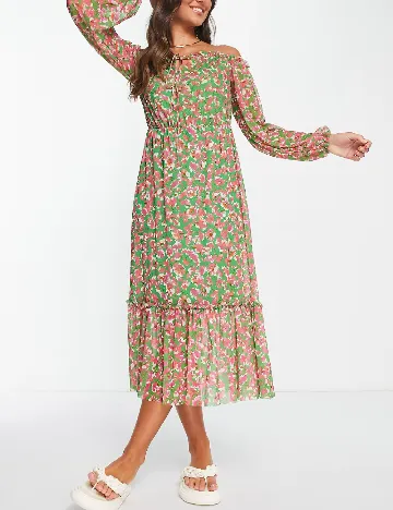 Rochie medie River Island, floral print