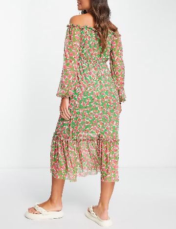 Rochie medie River Island, floral print