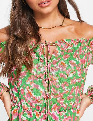 Rochie medie River Island, floral print