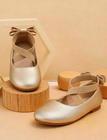 Pantofi Shein Kids, auriu