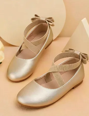 Pantofi Shein Kids, auriu