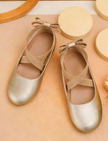 Pantofi Shein Kids, auriu