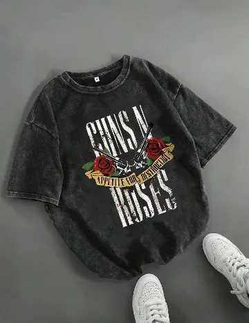 Tricou SHEIN, gri inchis