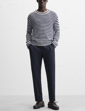 Pantaloni Zara, bleumarin