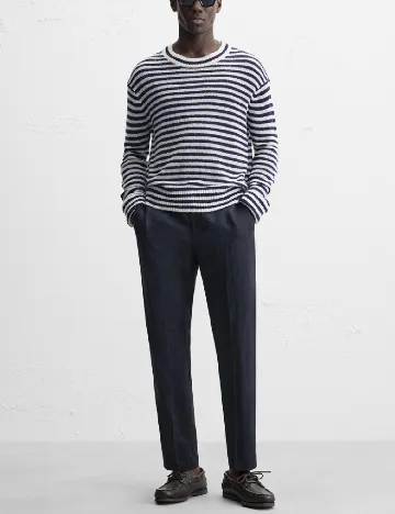 Pantaloni Zara, bleumarin