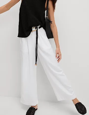 Pantaloni M&S Collection, alb