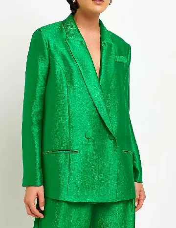 Sacou Oversize River Island, verde