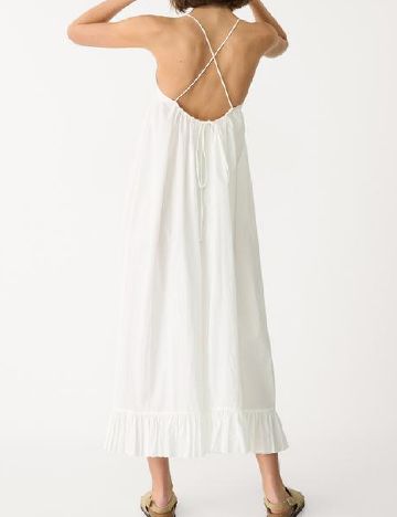 Rochie lunga Stradivarius Teen, alb