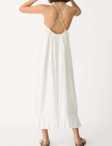 Rochie lunga Stradivarius Teen, alb