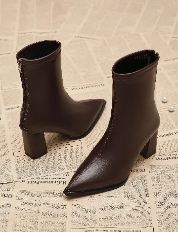 Botine SHEIN, maro