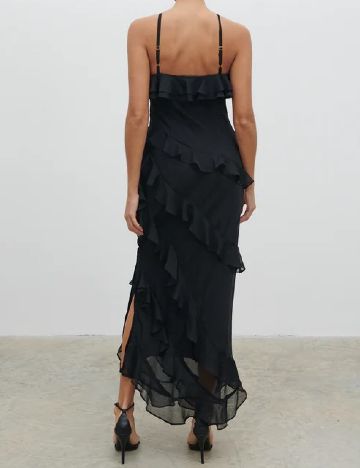 Rochie lunga Pretty Lavish, negru