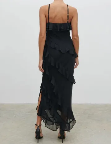 Rochie lunga Pretty Lavish, negru