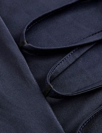 Rochie lunga Floreya, bleumarin