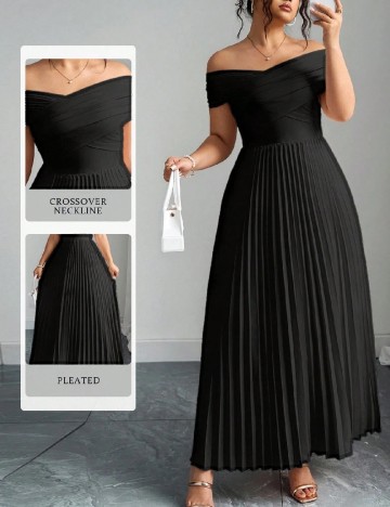 Rochie lunga SHEIN CURVE, negru