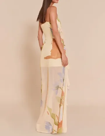 Rochie lunga PrettyLittleThing, galben