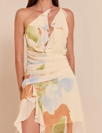 Rochie lunga PrettyLittleThing, galben