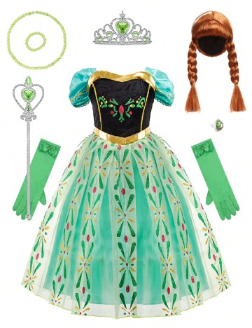 Rochie Shein Kids, verde