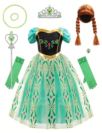 Rochie Shein Kids, verde