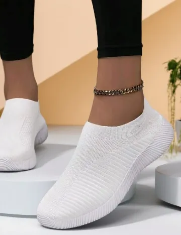 Espadrile SHEIN, alb