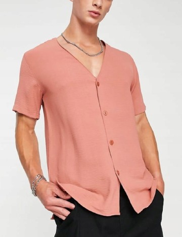 Camasa Bolongaro Trevor, roz pudra inchis