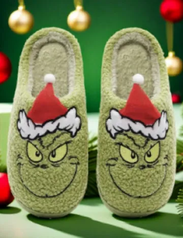 Papuci de Casa SHEIN, verde