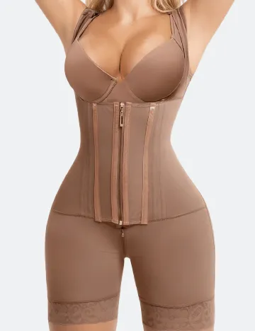 Salopeta modelatoare SHEIN, roz pudra inchis