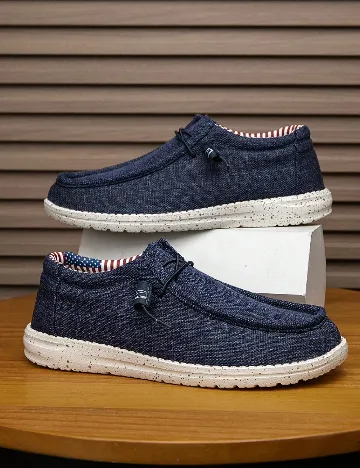 Mocasini SHEIN, albastru