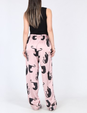Pantaloni de pijama River Island, roz