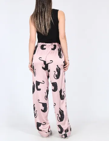 Pantaloni de pijama River Island, roz
