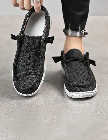 Mocasini SHEIN, gri inchis