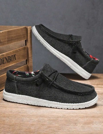 Mocasini SHEIN, gri inchis