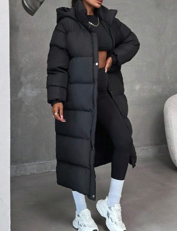 Geaca SHEIN CURVE, negru