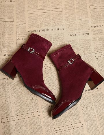 Botine SHEIN, visiniu