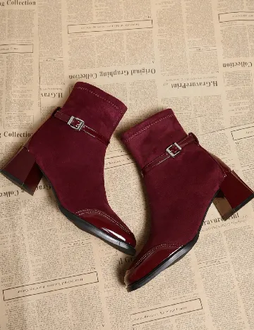 Botine SHEIN, visiniu