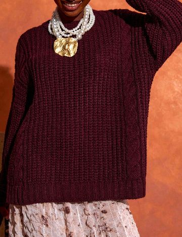 Pulover Oversize SHEIN, visiniu