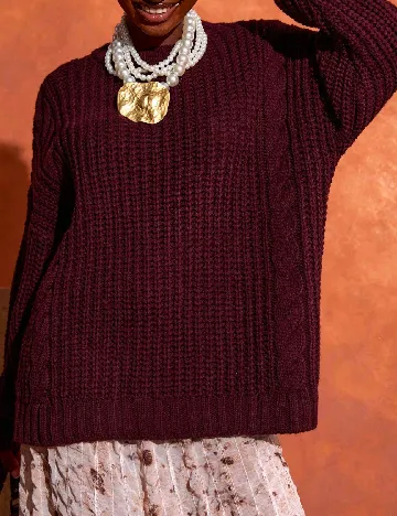 Pulover Oversize SHEIN, visiniu