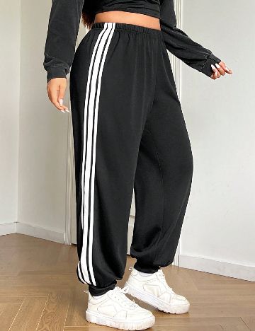 Pantaloni SHEIN CURVE, negru