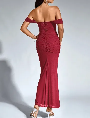 Rochie lunga Parthea, rosu