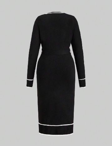 Rochie medie SHEIN CURVE, negru