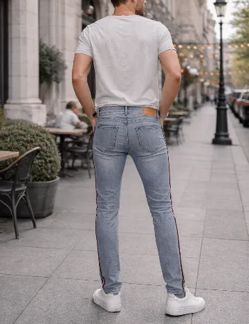 Blugi River Island, albastru