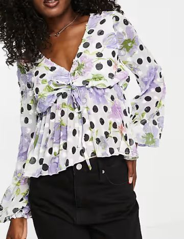 Bluza ASOS Curve, mix culori