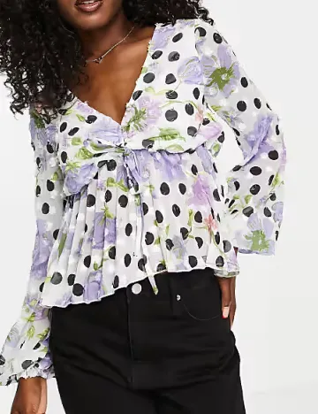 Bluza ASOS Curve, mix culori